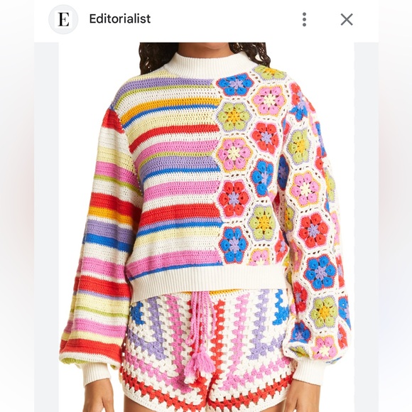 Farm Rio Cropped Sweater - Picture 6 of 6